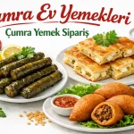 Çumra’da ev yapımı, katkısız ve sıcacık yemekler tek bir mesaj kadar yakın. Anne eli değmiş gibi özenle hazırlanan yemeklerimizle hem karnınızı doyuruyor hem de içinizi rahatlatıyoruz.